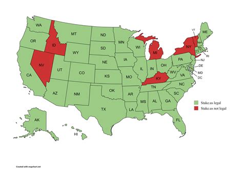 Full List of States Where Stake.us is Legal in 2024 .